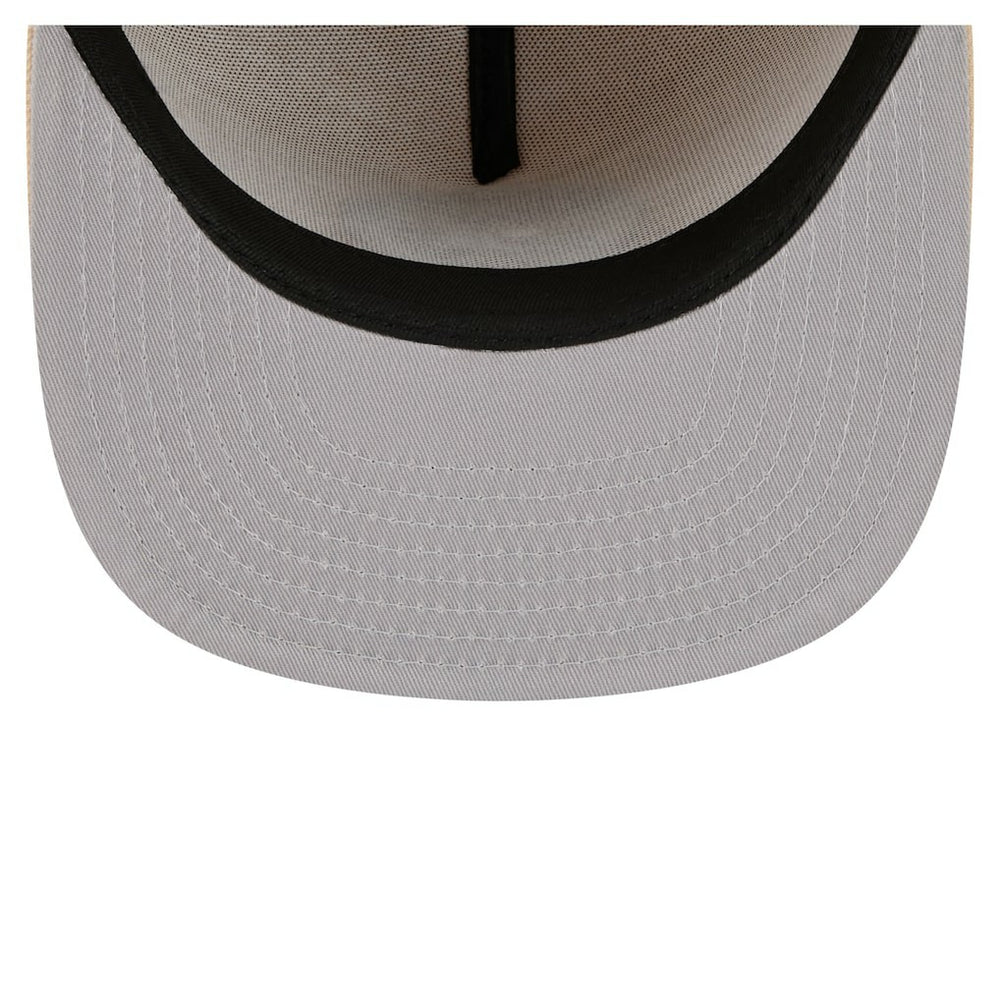 Pittsburgh Steelers New Era Color Pack A-Frame 59FIFTY Fitted Hat - Beige Hats