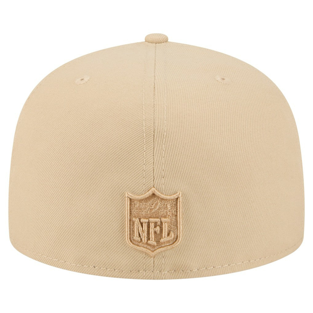 Cleveland Browns New Era Color Pack A-Frame 59FIFTY Fitted Hat - Light Beige Hats