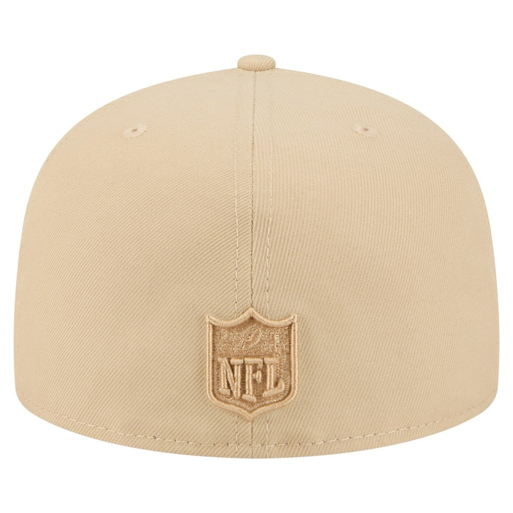 Cleveland Browns New Era Color Pack A-Frame 59FIFTY Fitted Hat - Light Beige Hats