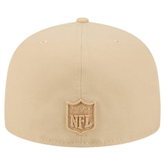 Cleveland Browns New Era Color Pack A-Frame 59FIFTY Fitted Hat - Light Beige Hats