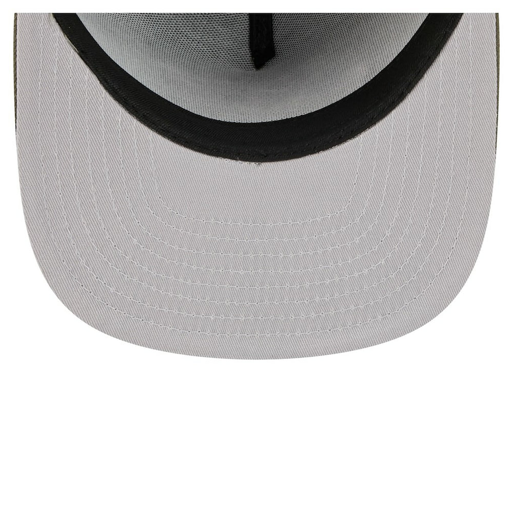 Miami Dolphins New Era Color Pack A-Frame 59FIFTY Fitted Hat - Olive Hats