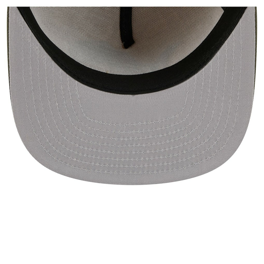 Detroit Lions New Era Color Pack A-Frame 59FIFTY Fitted Hat - Beige/Olive Hats