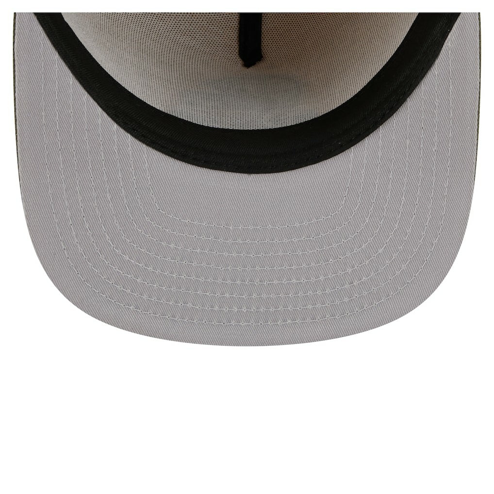 Cleveland Browns New Era Color Pack A-Frame 59FIFTY Fitted Hat - Beige/Olive Hats