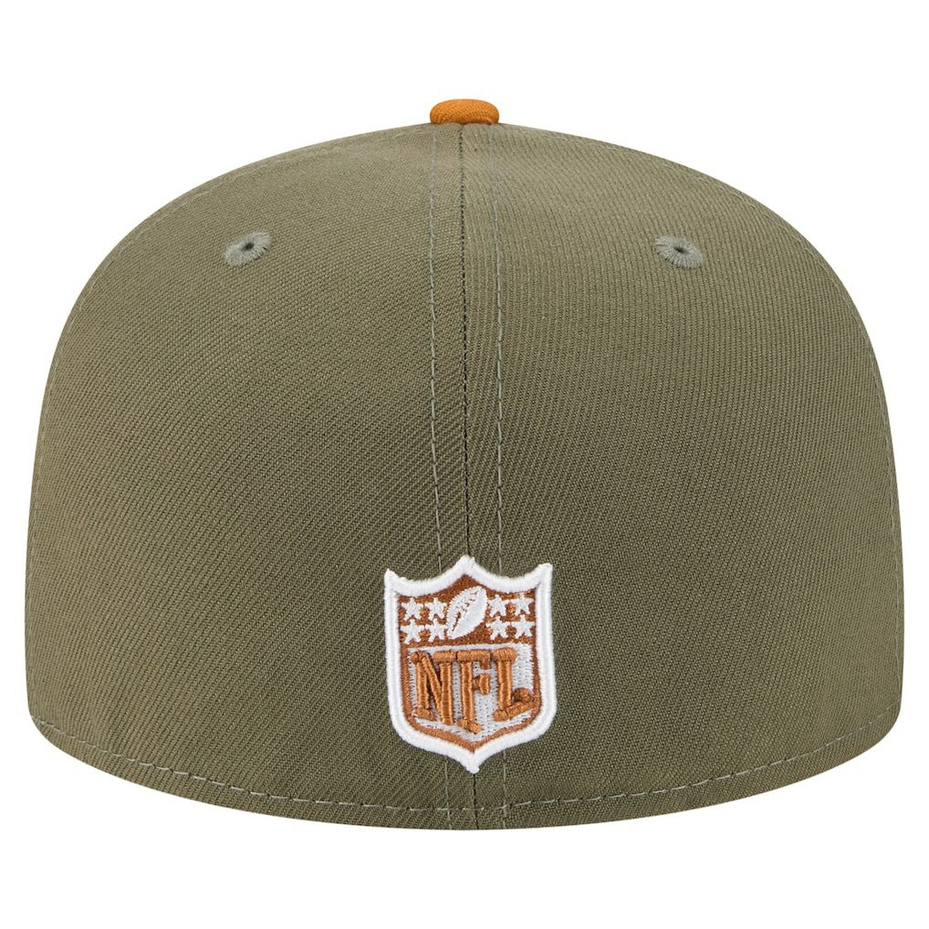 Buffalo Bills New Era Color Pack A-Frame 59FIFTY Fitted Hat - Olive/Brown Hats