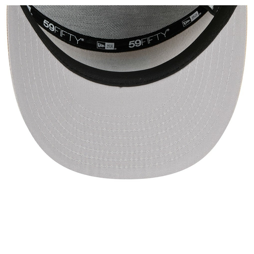 Washington Commanders New Era Two-Tone Color Pack Split Panel 59FIFTY Fitted Hat - Light Beige/Olive Hats