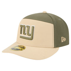 New York Giants New Era Two-Tone Color Pack Split Panel 59FIFTY Fitted Hat - Light Beige/Olive Hats