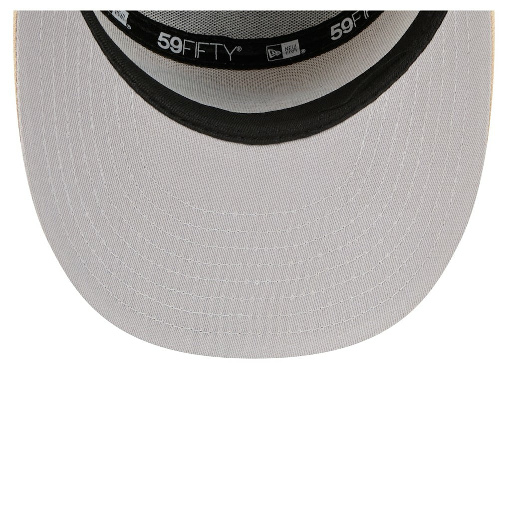 Buffalo Bills New Era Two-Tone Color Pack Split Panel 59FIFTY Fitted Hat - Light Beige/Olive Hats