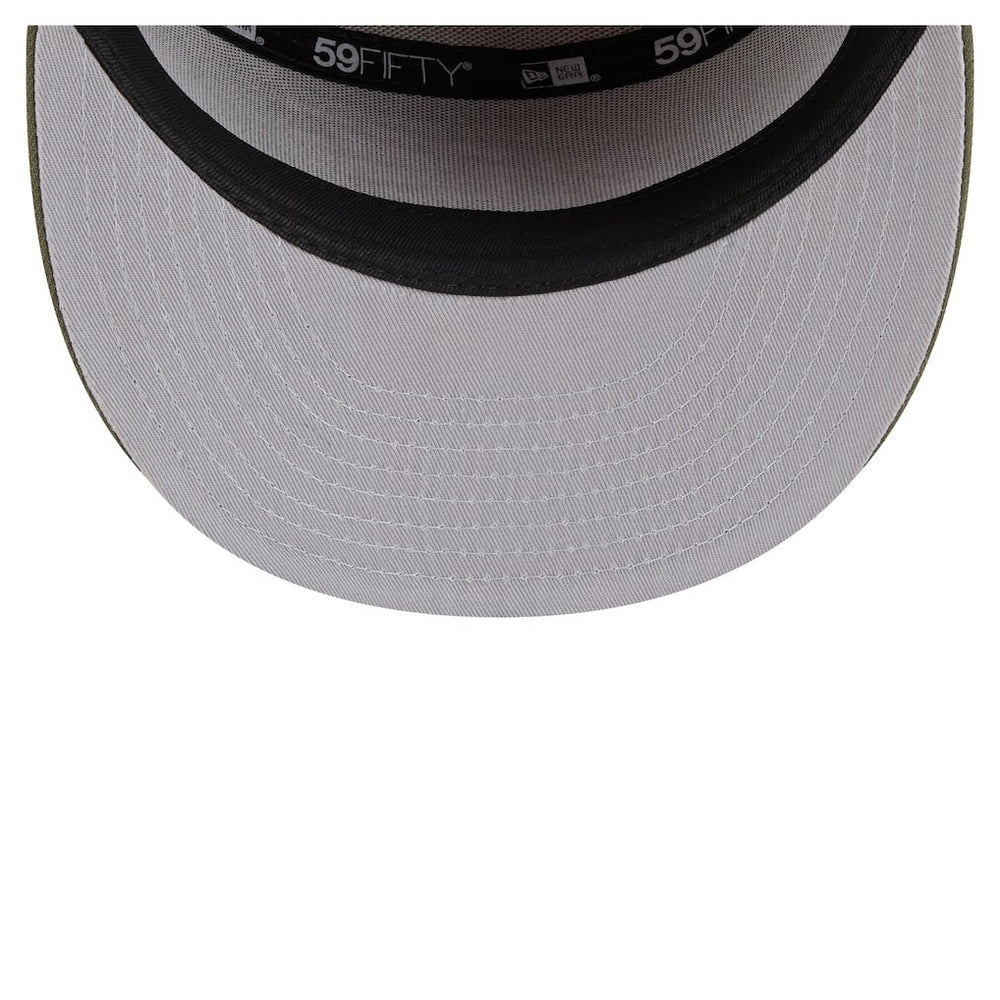Philadelphia Eagles New Era Two-Tone Color Pack Split Panel 59FIFTY Fitted Hat - Olive/Brown Hats