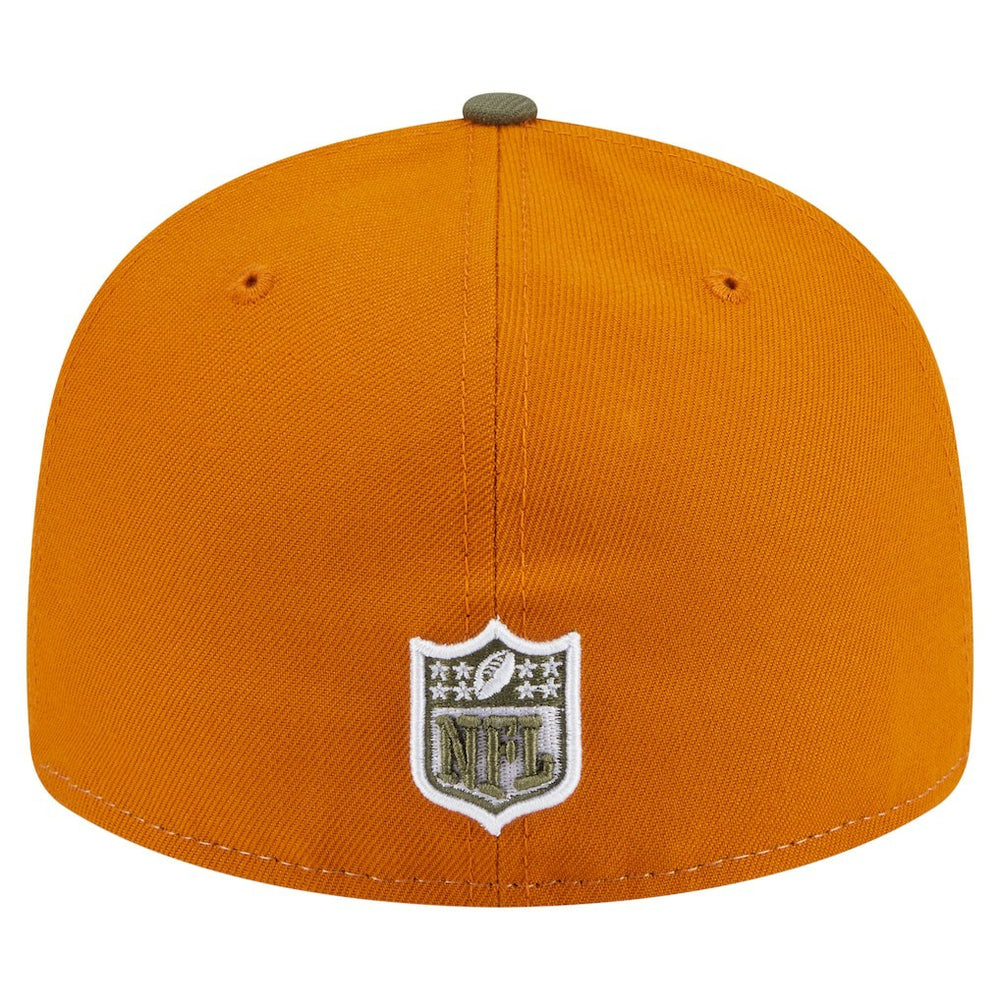 Pittsburgh Steelers New Era Two-Tone Color Pack Split Panel 59FIFTY Fitted Hat - Olive/Brown Hats