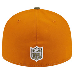 Pittsburgh Steelers New Era Two-Tone Color Pack Split Panel 59FIFTY Fitted Hat - Olive/Brown Hats