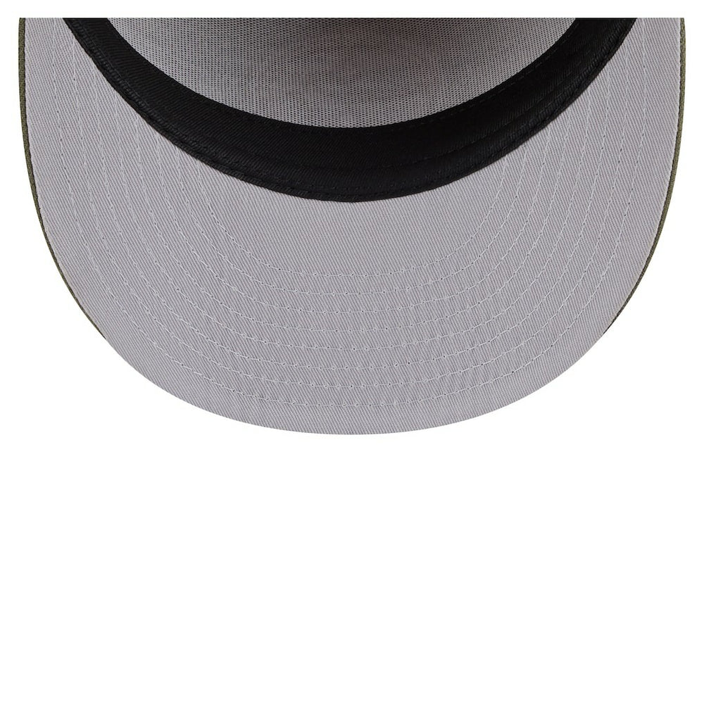 Pittsburgh Steelers New Era Two-Tone Color Pack Split Panel 59FIFTY Fitted Hat - Olive/Brown Hats