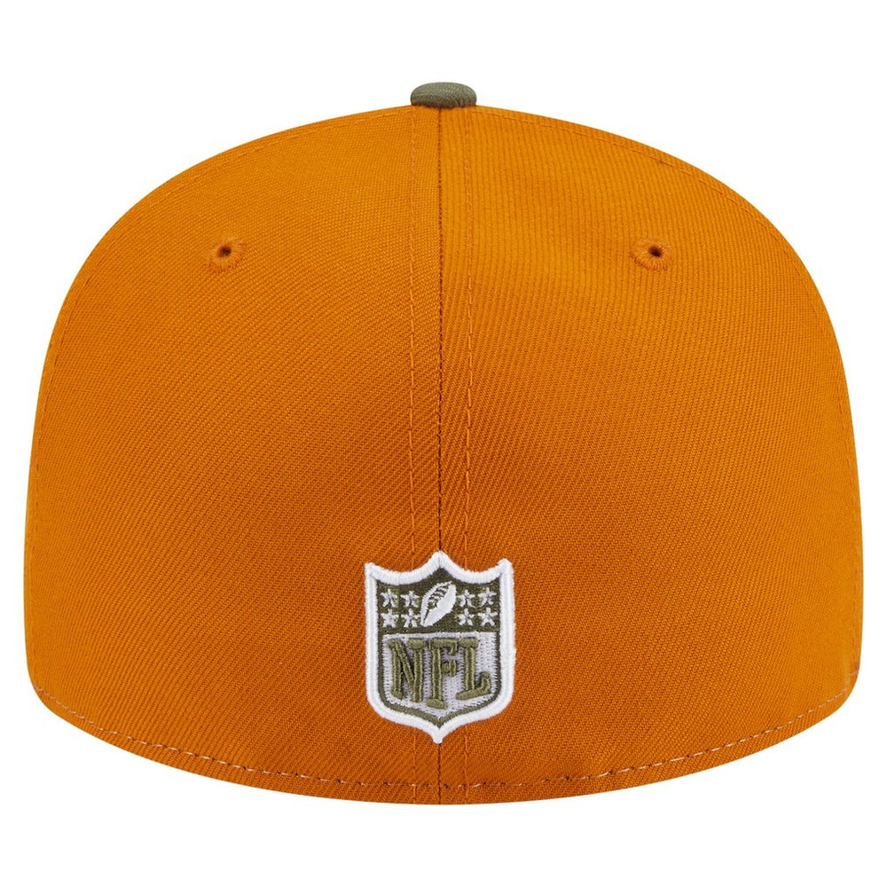 San Francisco 49ers New Era Two-Tone Color Pack Split Panel 59FIFTY Fitted Hat - Olive/Brown Hats