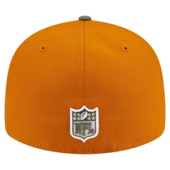 San Francisco 49ers New Era Two-Tone Color Pack Split Panel 59FIFTY Fitted Hat - Olive/Brown Hats