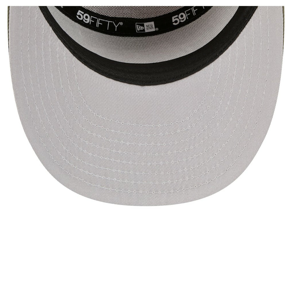 Kansas City Chiefs New Era Two-Tone Color Pack Split Panel 59FIFTY Fitted Hat - Olive/Brown Hats