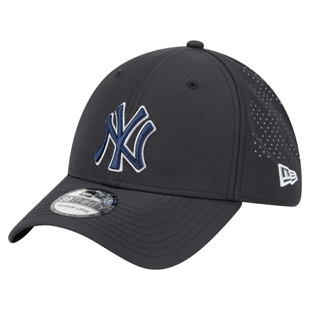 New York Yankees New Era Night 39THIRTY Flex Hat - Black Hats