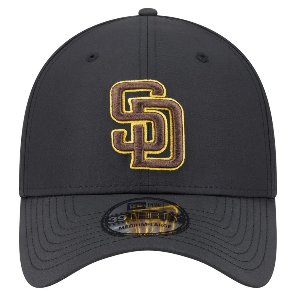 San Diego Padres New Era Night 39THIRTY Flex Hat - Black Hats