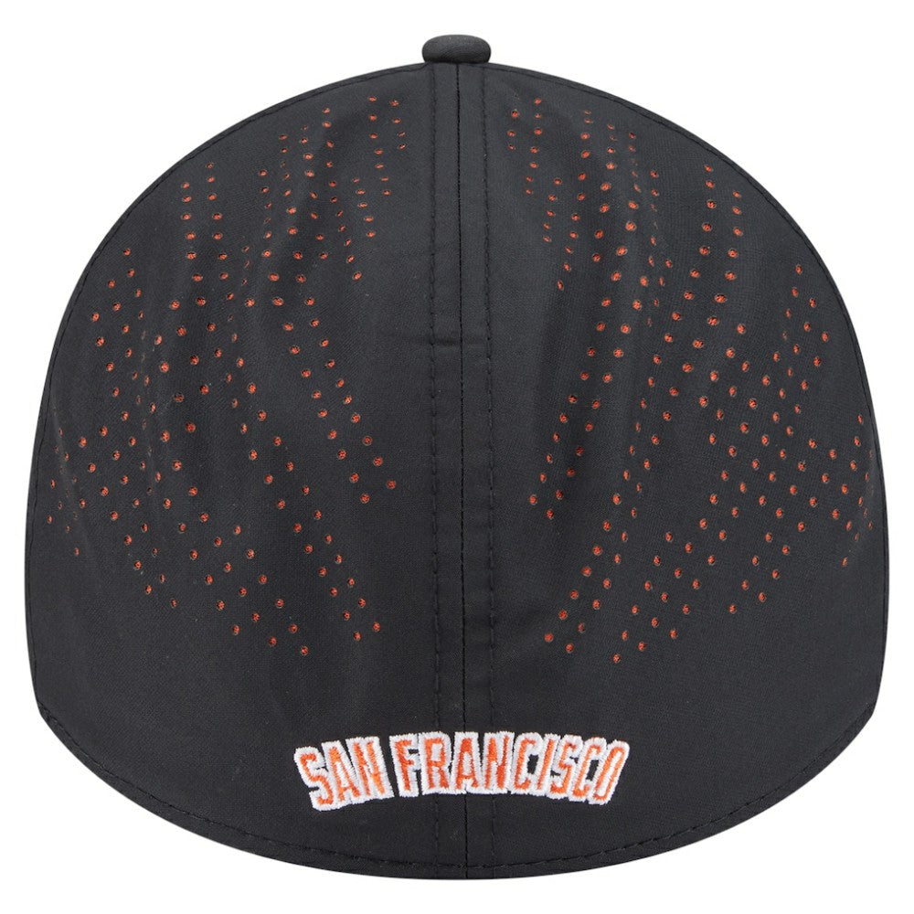 San Francisco Giants New Era Night 39THIRTY Flex Hat - Black Hats