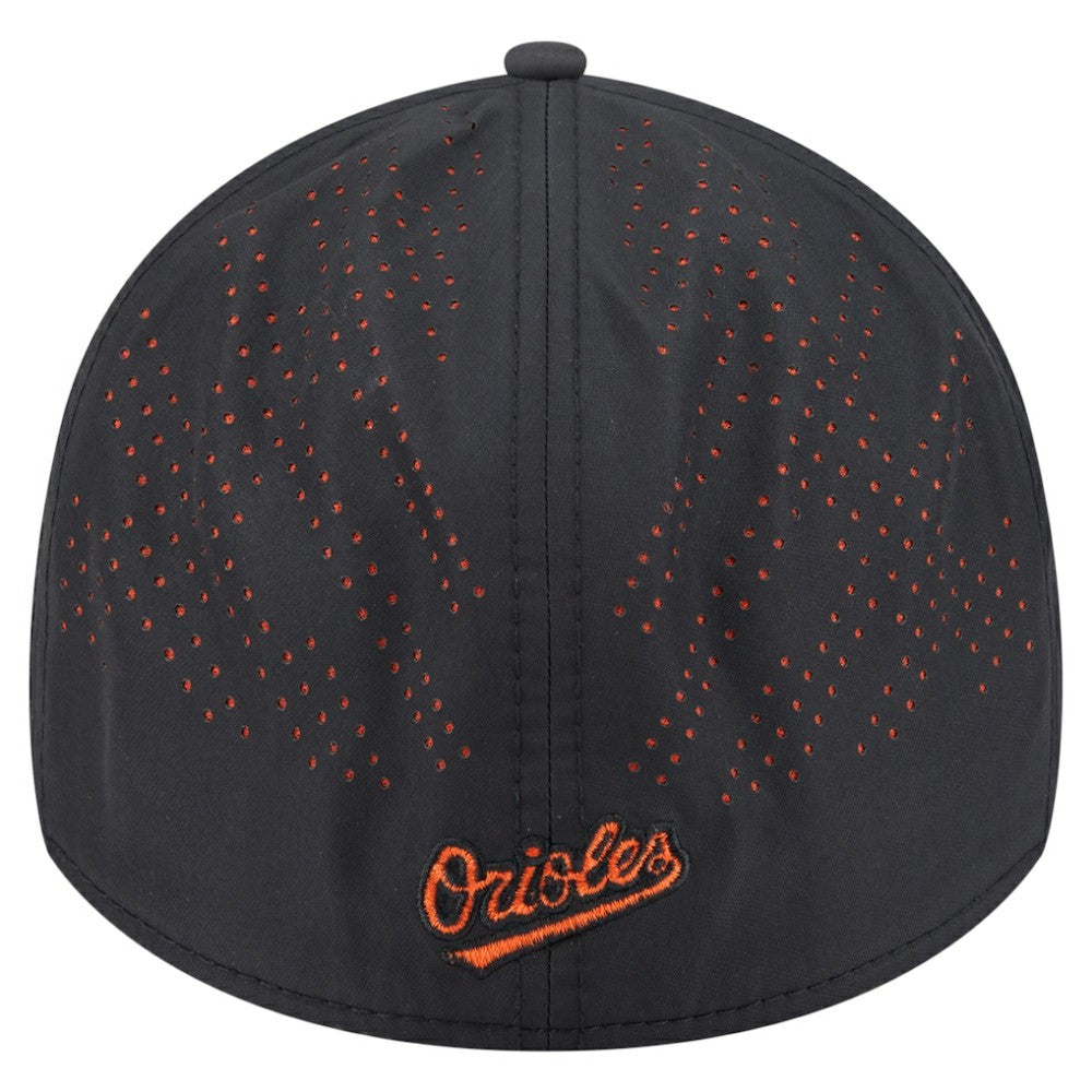 Baltimore Orioles New Era Night 39THIRTY Flex Hat - Black Hats