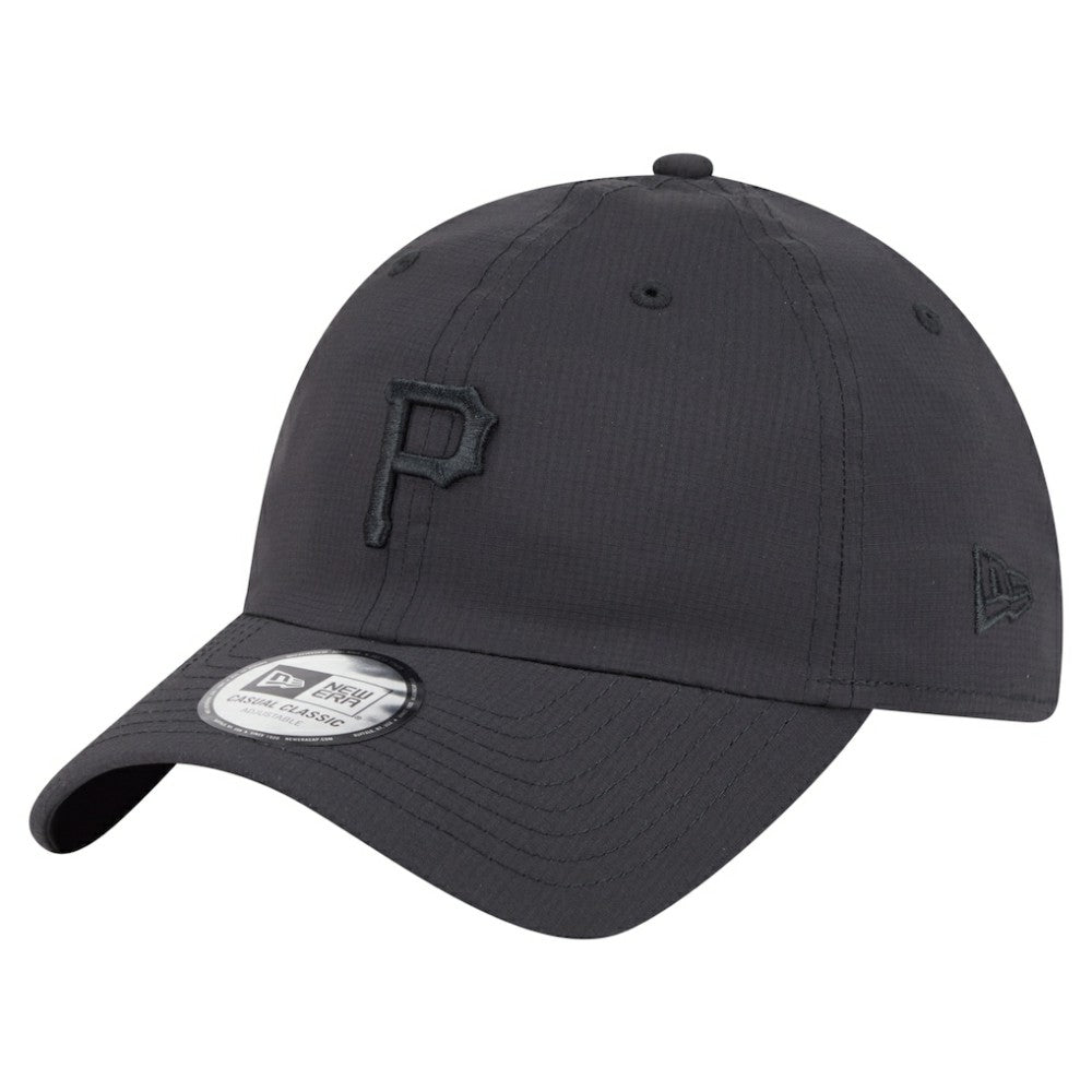 Pittsburgh Pirates New Era Ripstop Casual Classic Adjustable Hat - Black Hats