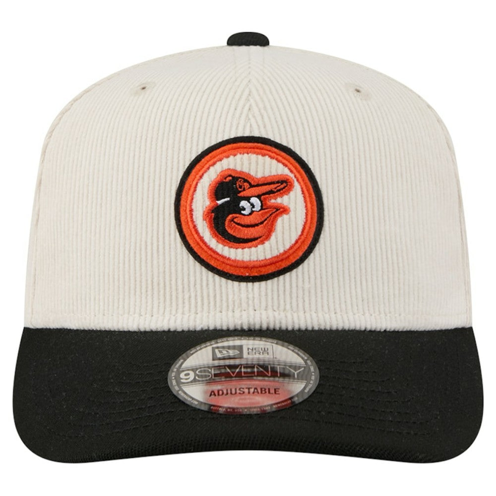 Baltimore Orioles New Era Loyal 9SEVENTY Adjustable Hat - Cream Hats
