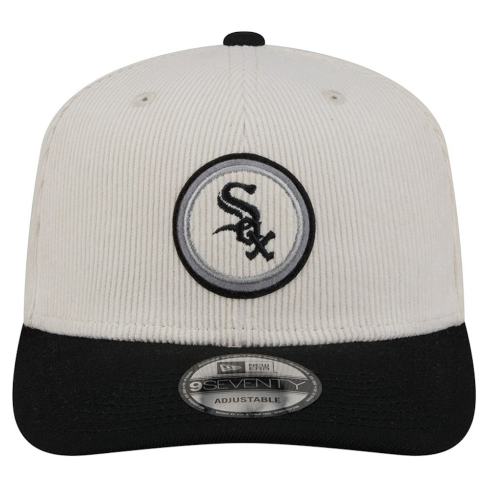 Chicago White Sox New Era Loyal 9SEVENTY Adjustable Hat - Cream Hats