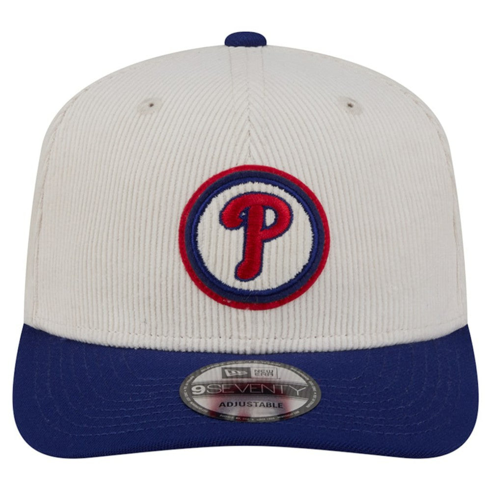 Philadelphia Phillies New Era Loyal 9SEVENTY Adjustable Hat - Cream Hats