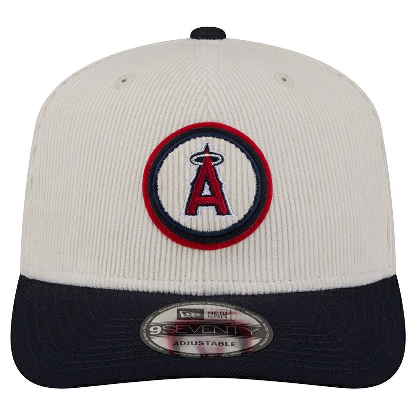 Los Angeles Angels New Era Loyal 9SEVENTY Adjustable Hat - Cream Hats