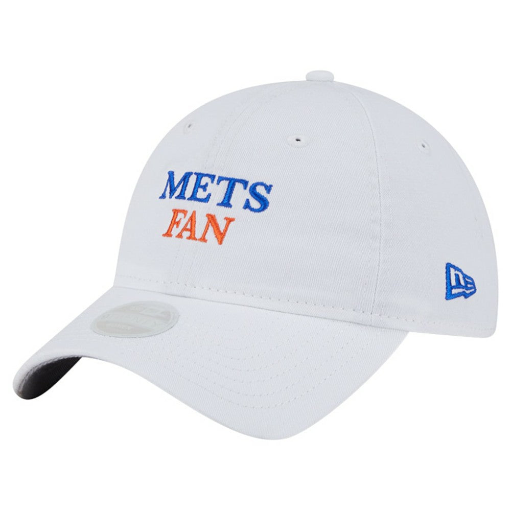 New York Mets New Era Women's Team Fan 9TWENTY Adjustable Hat - White Hats
