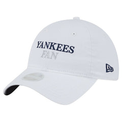 New York Yankees New Era Women's Team Fan 9TWENTY Adjustable Hat - White Hats