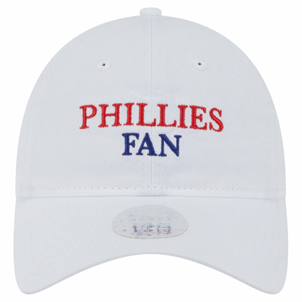 Philadelphia Phillies New Era Women's Team Fan 9TWENTY Adjustable Hat - White Hats