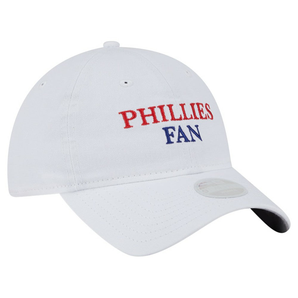 Philadelphia Phillies New Era Women's Team Fan 9TWENTY Adjustable Hat - White Hats