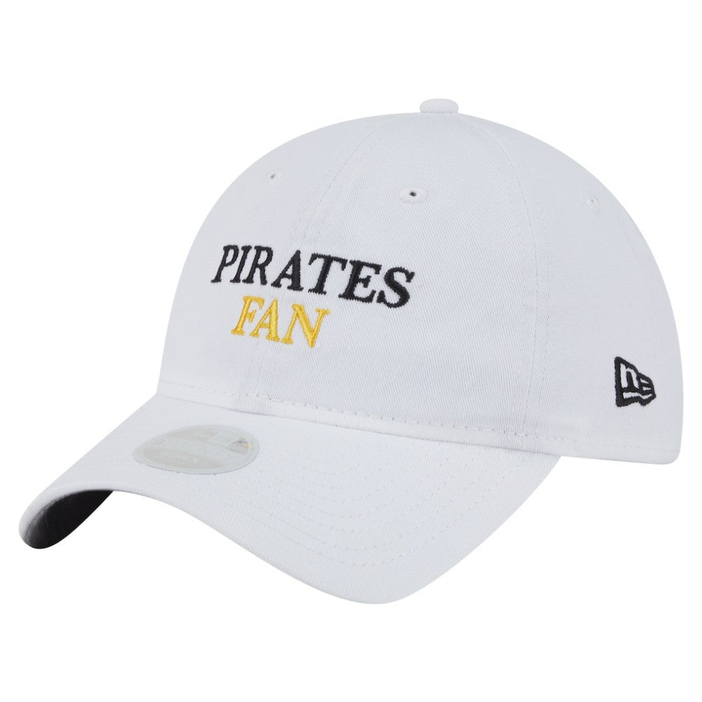 Pittsburgh Pirates New Era Women's Team Fan 9TWENTY Adjustable Hat - White Hats