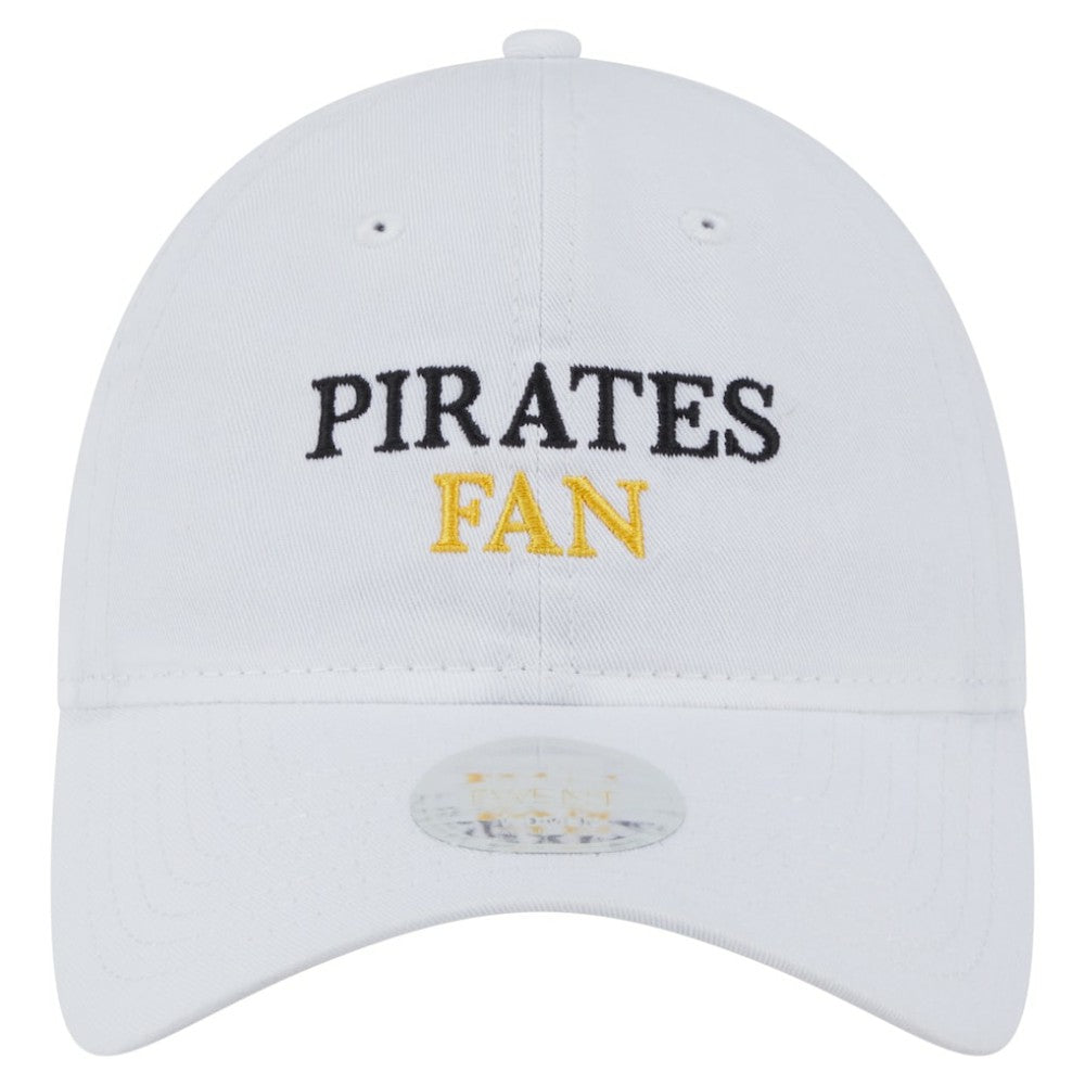 Pittsburgh Pirates New Era Women's Team Fan 9TWENTY Adjustable Hat - White Hats
