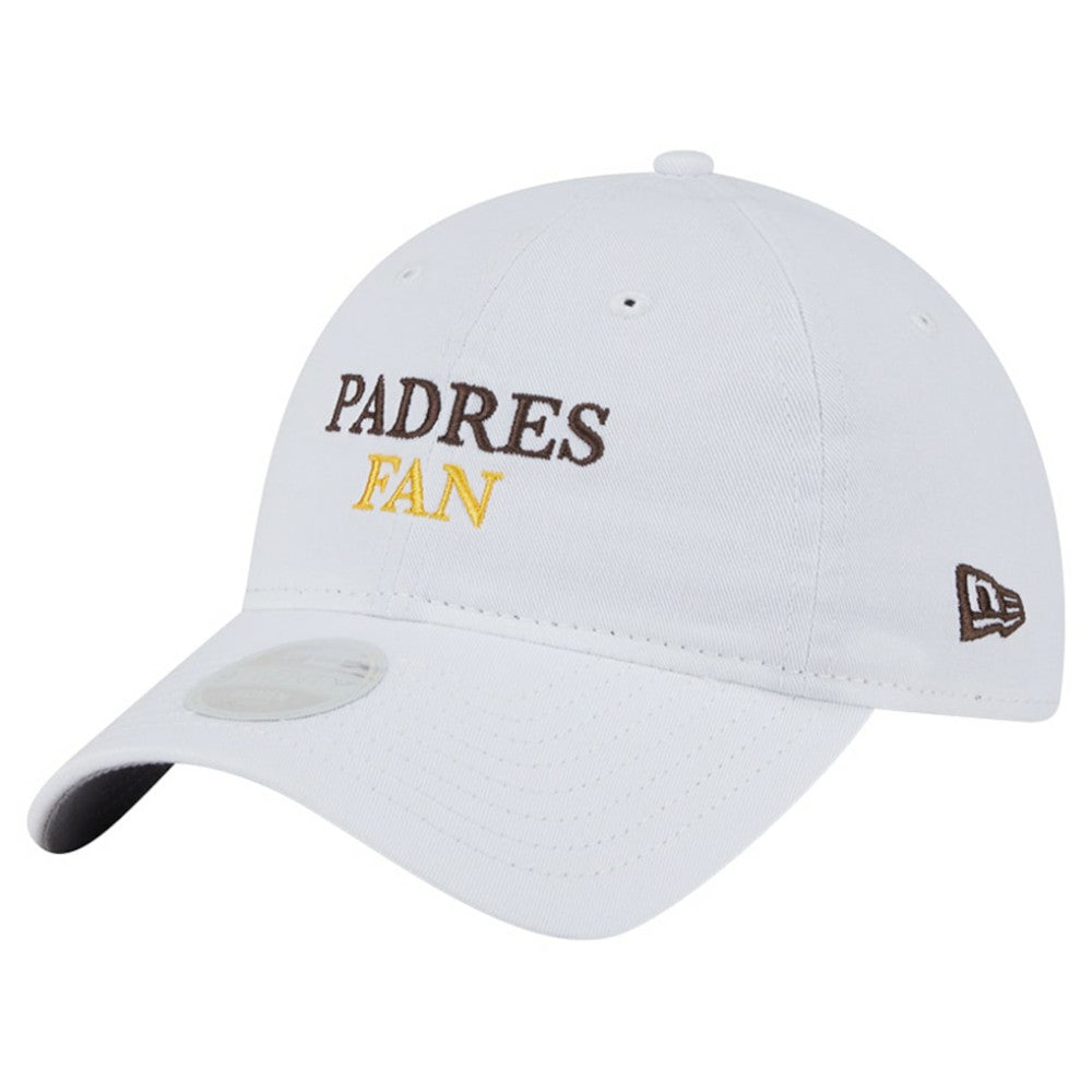 San Diego Padres New Era Women's Team Fan 9TWENTY Adjustable Hat - White Hats