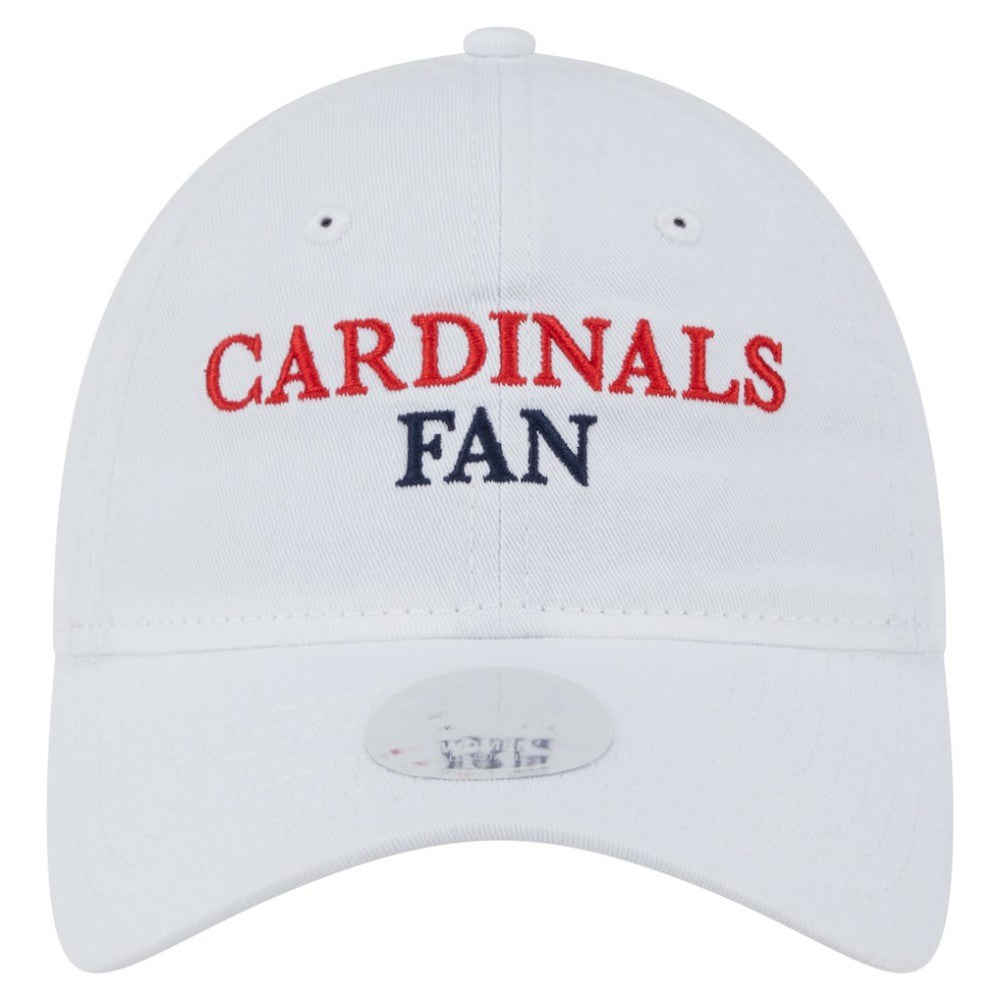 St. Louis Cardinals New Era Women's Team Fan 9TWENTY Adjustable Hat - White Hats