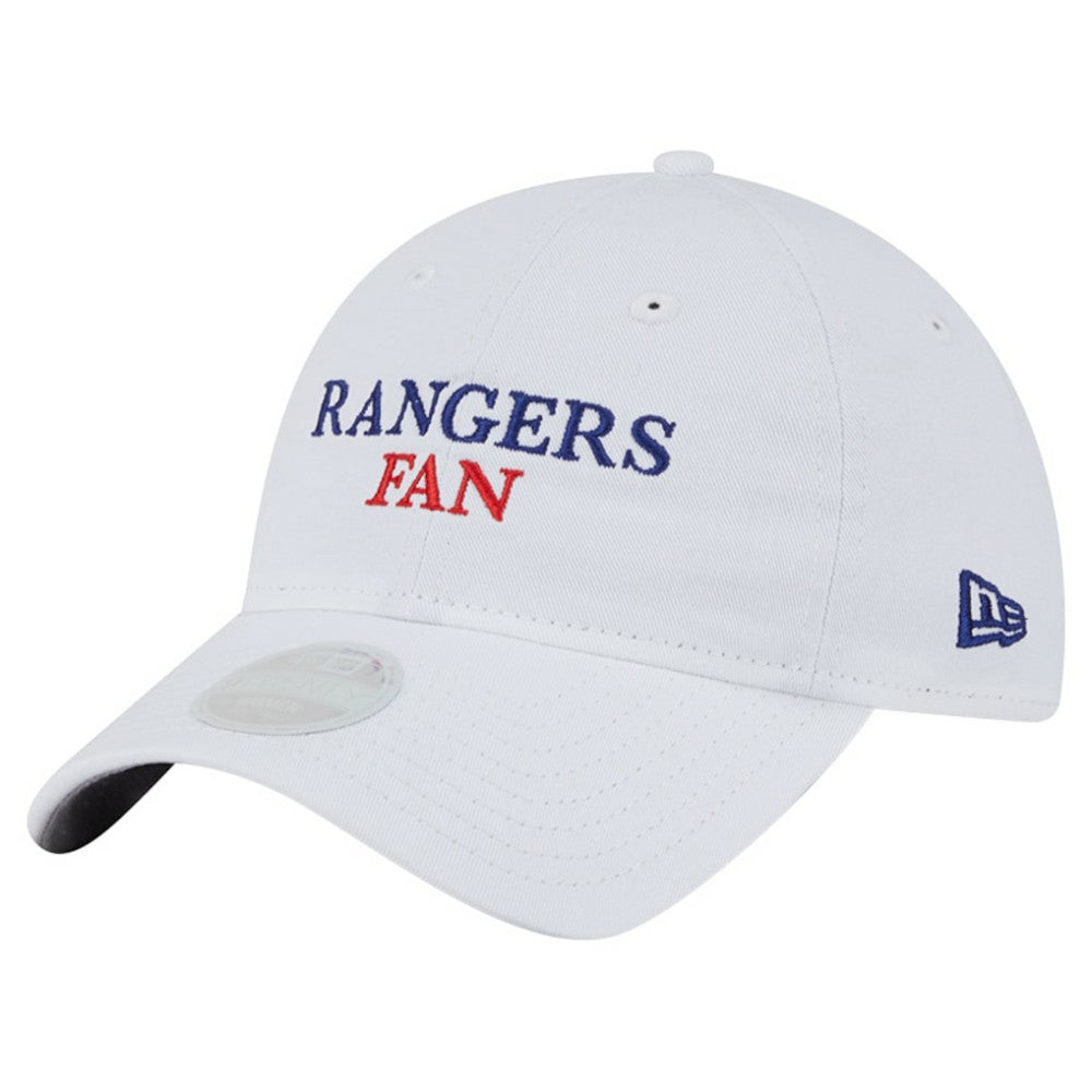 Texas Rangers New Era Women's Team Fan 9TWENTY Adjustable Hat - White Hats