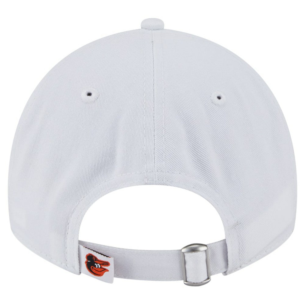 Baltimore Orioles New Era Women's Team Fan 9TWENTY Adjustable Hat - White Hats