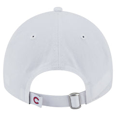 Chicago Cubs New Era Women's Team Fan 9TWENTY Adjustable Hat - White Hats