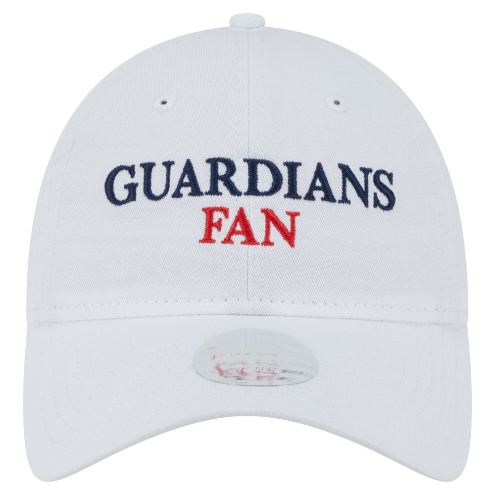 Cleveland Guardians New Era Women's Team Fan 9TWENTY Adjustable Hat - White Hats