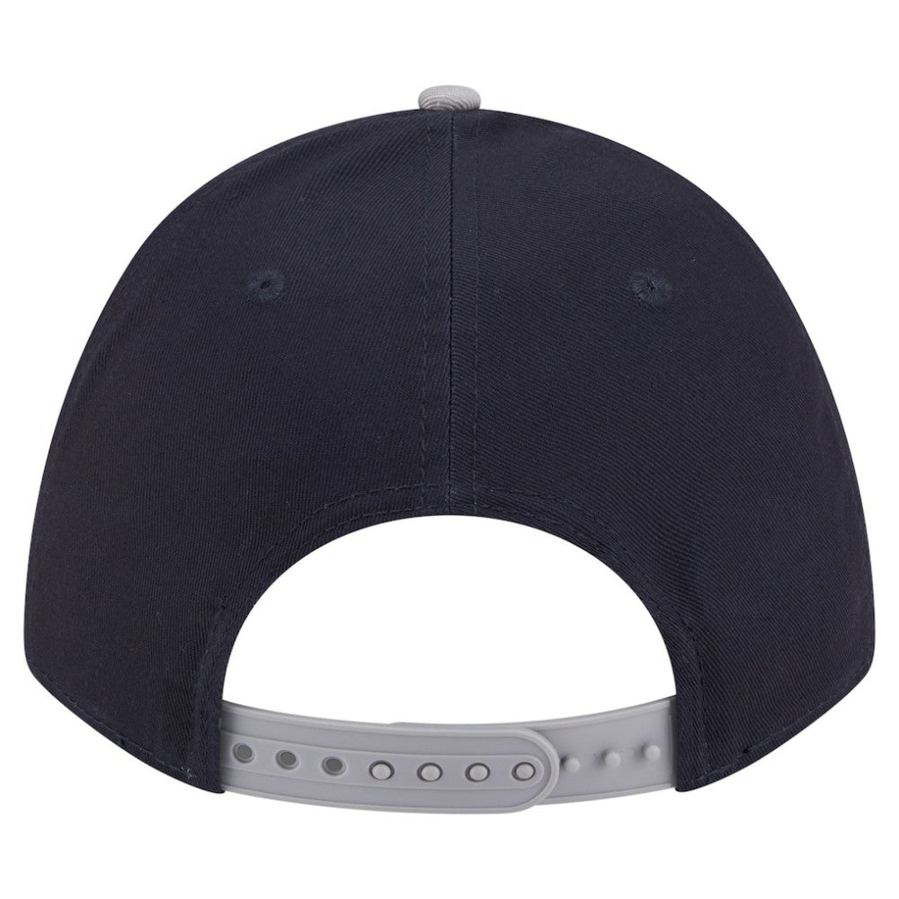 New York Yankees New Era Arch 9FORTY A-Frame M-Crown Adjustable Hat - Navy/Gray Hats