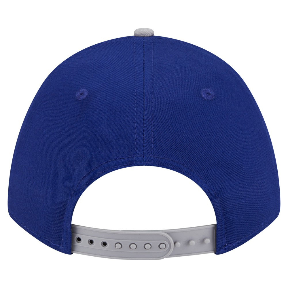 Los Angeles Dodgers New Era Arch 9FORTY A-Frame M-Crown Adjustable Hat - Royal/Gray Hats