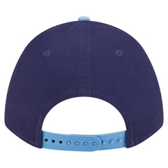 Tampa Bay Rays New Era Arch 9FORTY A-Frame M-Crown Adjustable Hat - Navy/Light Blue Hats