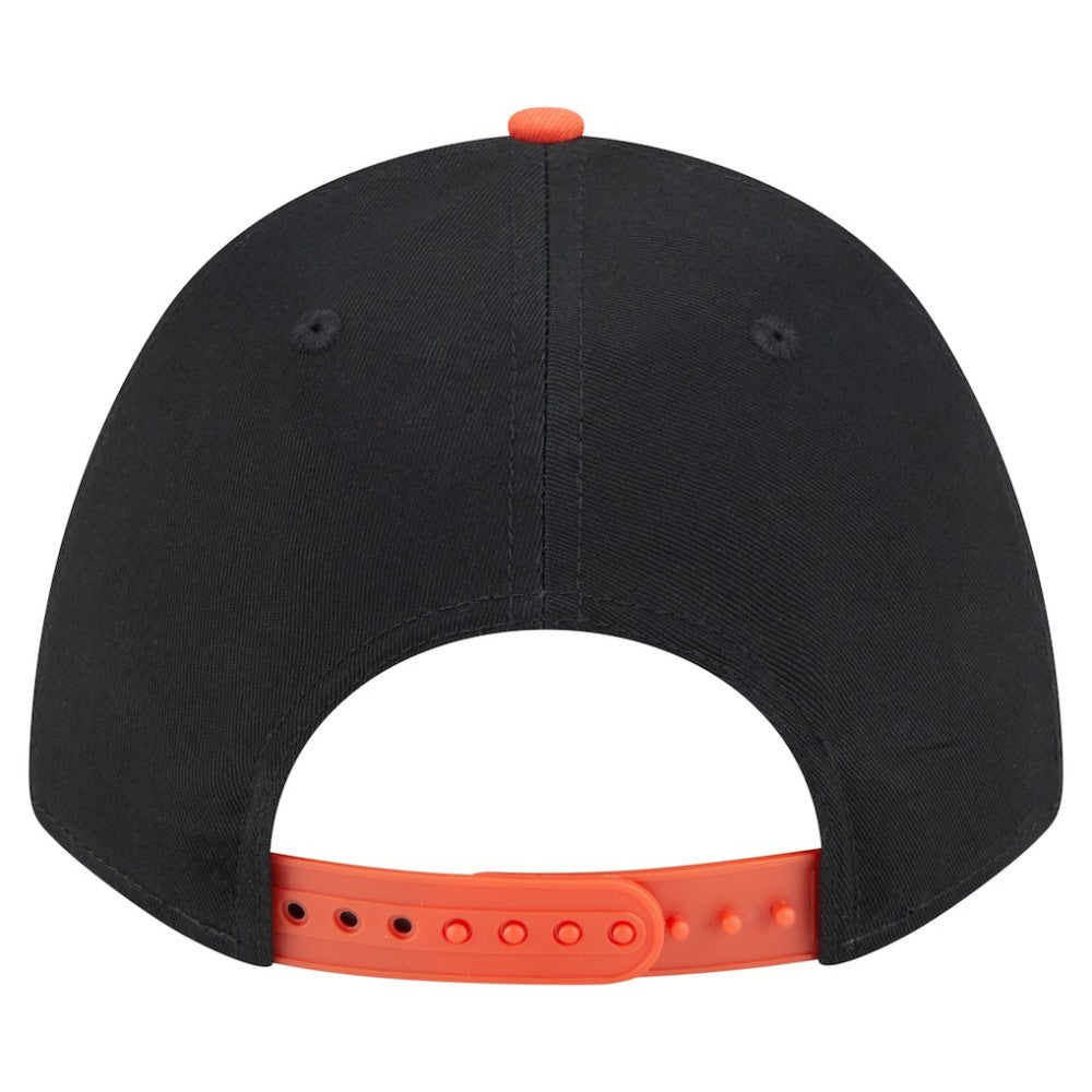 Baltimore Orioles New Era Arch 9FORTY A-Frame M-Crown Adjustable Hat - Black/Orange Hats
