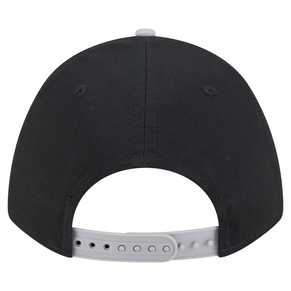 Chicago White Sox New Era Arch 9FORTY A-Frame M-Crown Adjustable Hat - Black/Gray Hats