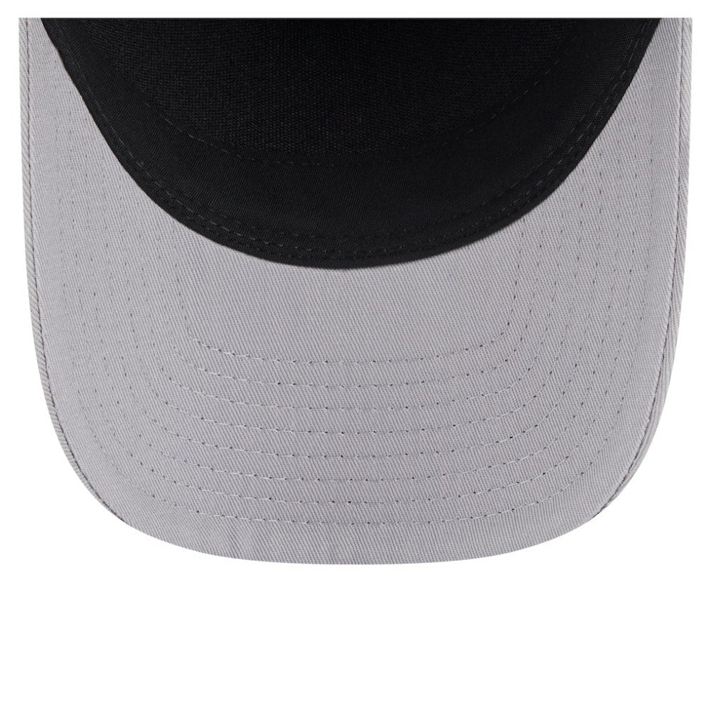 Chicago White Sox New Era Arch 9FORTY A-Frame M-Crown Adjustable Hat - Black/Gray Hats