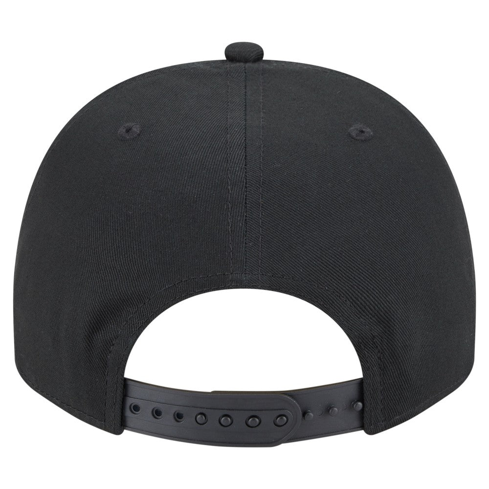 Los Angeles Angels New Era Chainstitch 9FIFTY A-Frame Snapback Hat - Black Hats