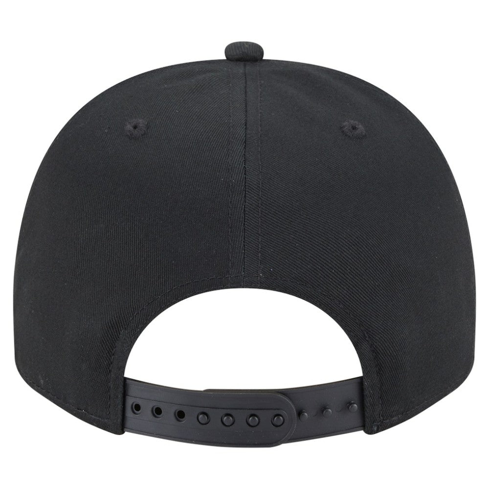 Boston Red Sox New Era Chainstitch 9FIFTY A-Frame Snapback Hat - Black Hats