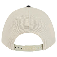 Boston Red Sox New Era Sided Corduroy 9FORTY A-Frame Adjustable Hat - Cream/Navy Hats