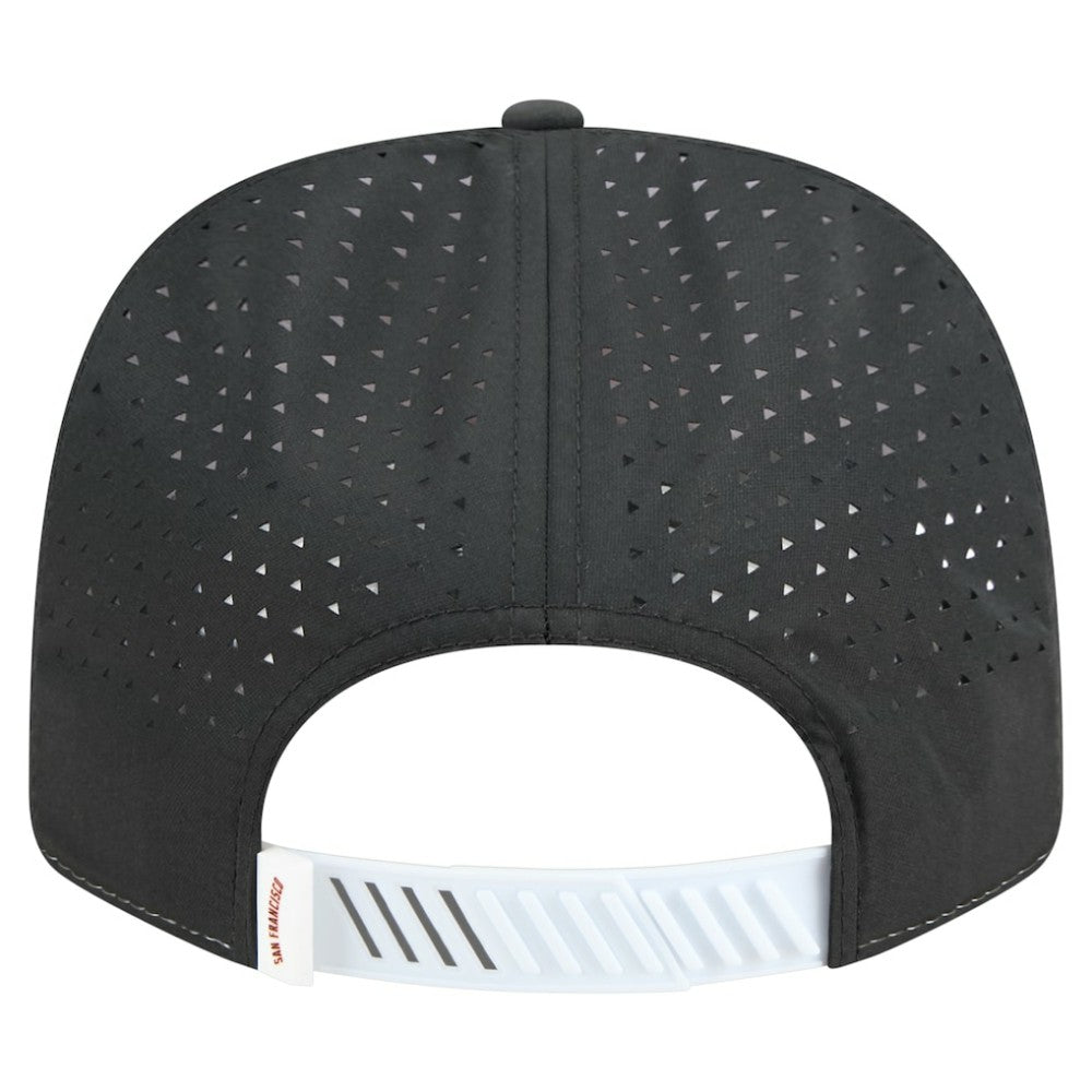 San Francisco Giants New Era Established Patch 9SEVENTY Adjustable Hat - White/Black Hats