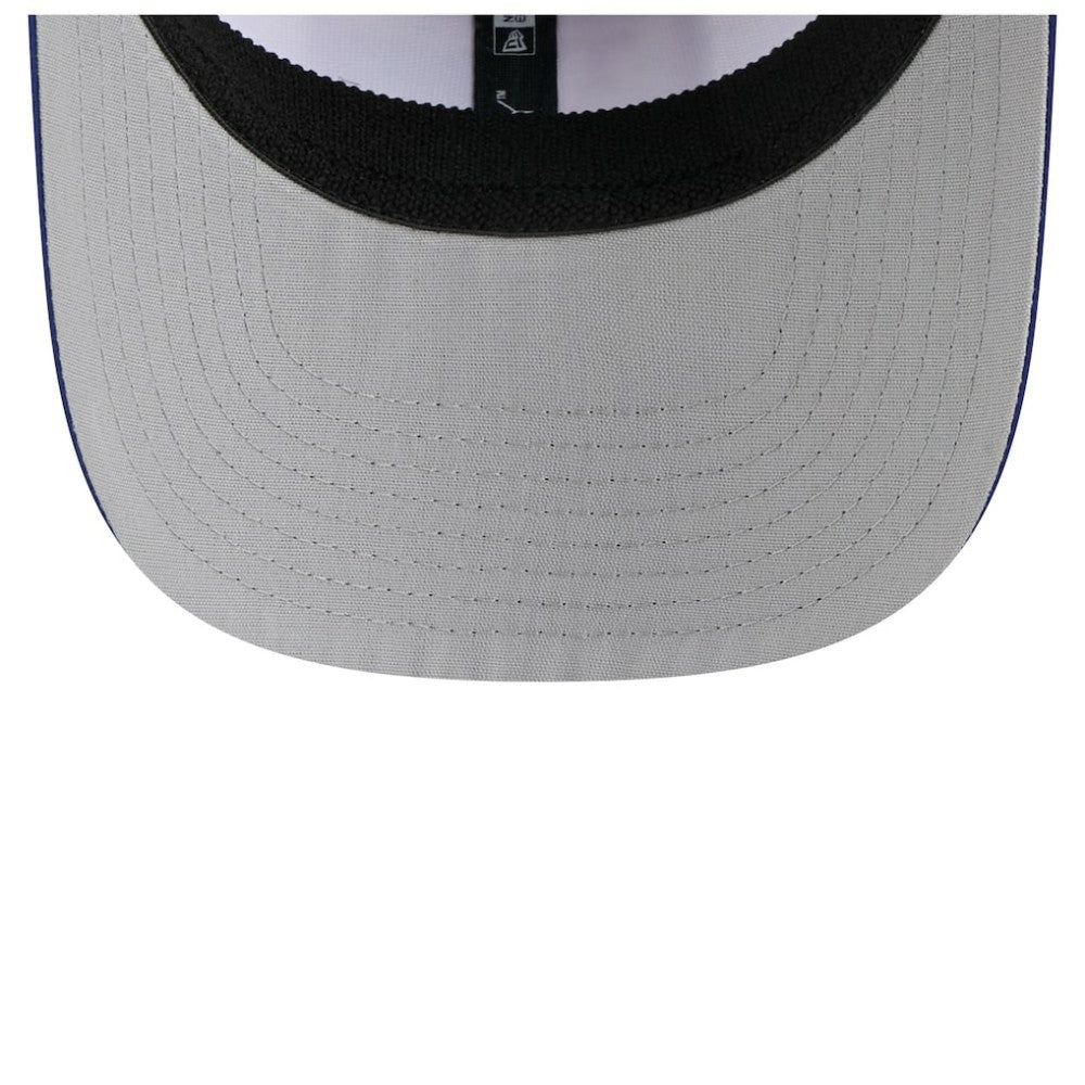 Texas Rangers New Era Established Patch 9SEVENTY Adjustable Hat - White/Royal Hats